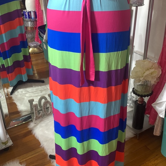 Multicolor maxi dress - Picture 4 of 4